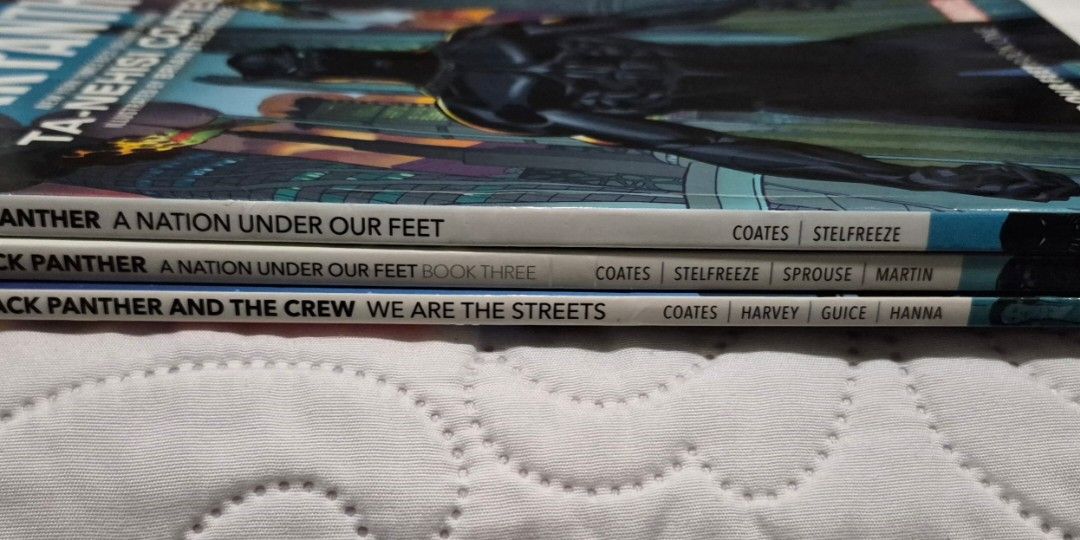 Black Panther comics by Ta-nehisi Coates (Category: Comics & Manga) located in Quezon City. Submitted by wilrem (Listing ID 1453565668, Image 3). Description: Set of Black Panther comics by Ta-nehisi Coates all for 1k Black Panther Volume 1 & 3 Black Panther and the Crew.
