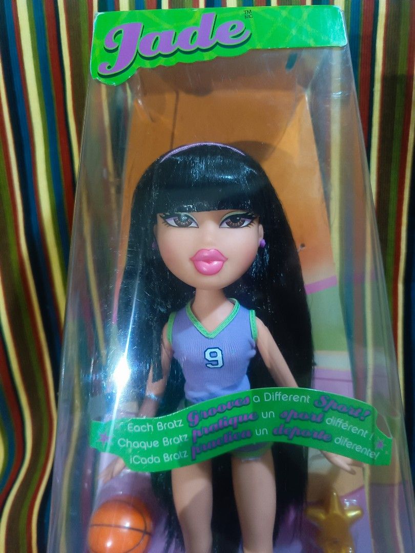 Bratz Play Sportz Jade ( Reboxed ) (Category: Kids Toys) located in Batangas. Submitted by pj_02 (Listing ID 1453569005, Image 3). Description: - Play Sportz Jade Bratz doll - Basketball theme - Comes in original packaging - Ideal for Bratz collectors and fans Method of payment is Gcash or BPI bank transfer. Shipping Fee must be shouldered by the buyer. Method of Shipment via J&T.