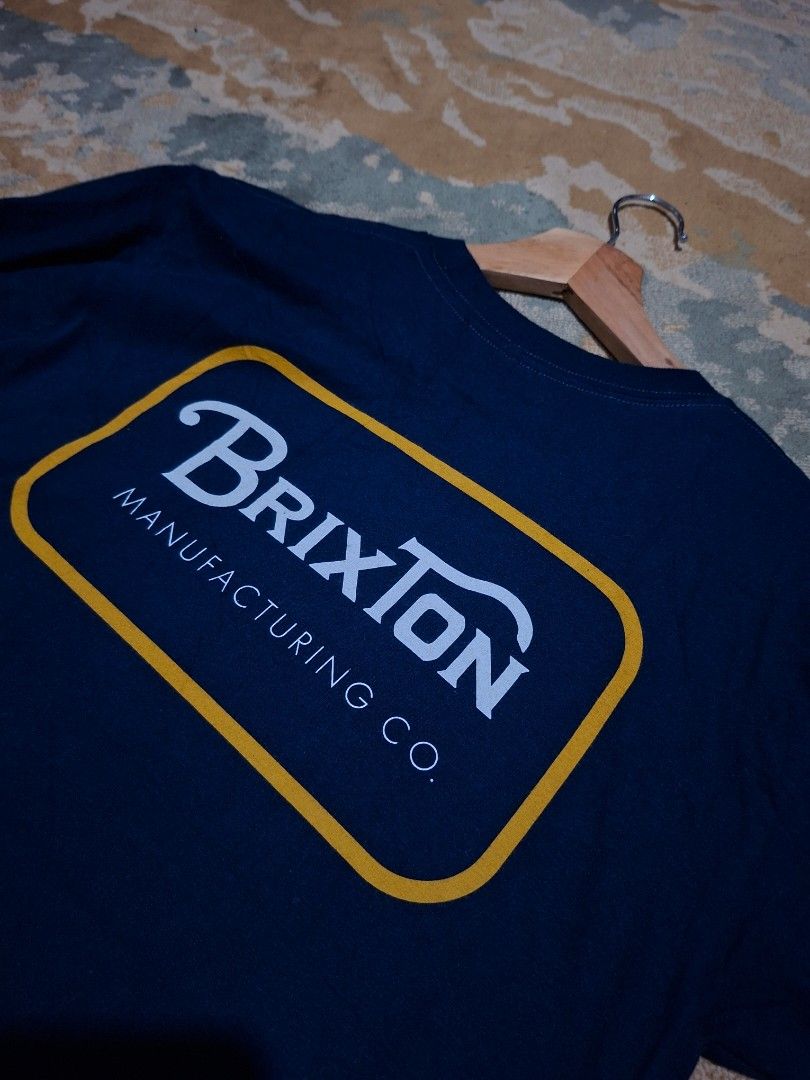 Brixton manufacturing co. Mullet t-shirts (Category: Tshirts & Polo Shirts ) located in Tagaytay City. Submitted by joselito_acosta (Listing ID 1453444770, Image 3). Description: Brixton manufacturing co. Mullet t-shirts In excellent condition no issues 9.5/10 color rate small on tag 17.5"×26.5" Authentic✅️✅️✅️ 250+shipping fee only location: tagaytay dm to purchase📩📩📩.
