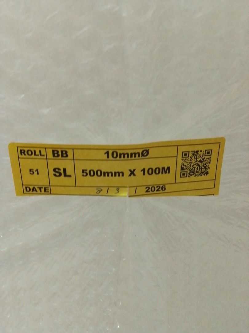 Bubble wrap (Category: Home Improvement Tools & Accessories) located in Singapore. Submitted by ellinalubi35870 (Listing ID 1453559572, Image 2). Description: As-is. open to nego to sincere buyer. .