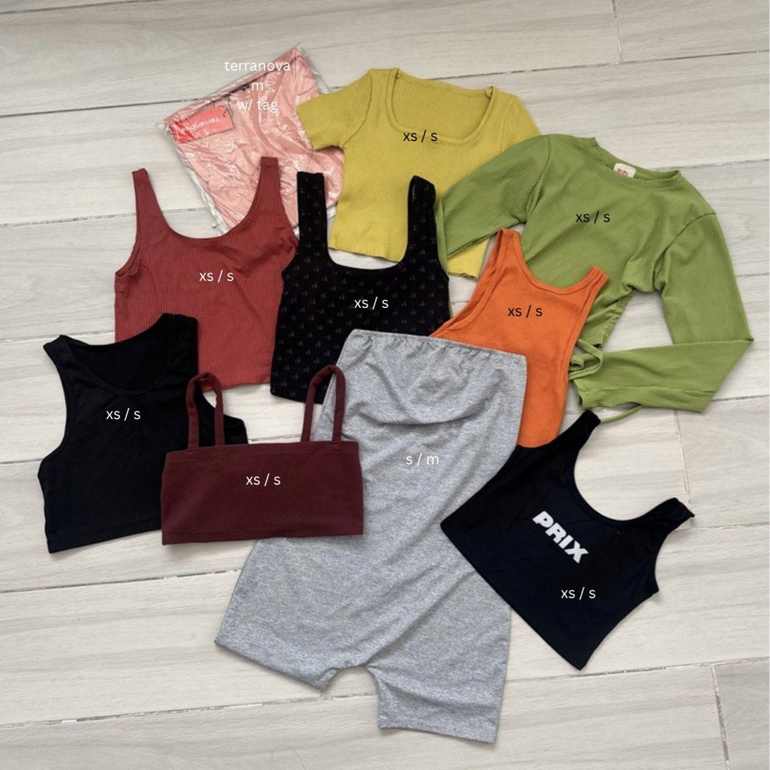 BUNDLE TAKE ALL 10 TOPS (Category: Sleeveless) located in Paranaque City. Submitted by ursaturdayfaves (Listing ID 1453471418, Image 2). Description: .