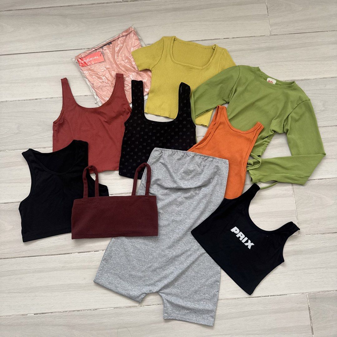 BUNDLE TAKE ALL 10 TOPS (Category: Sleeveless) located in Paranaque City. Submitted by ursaturdayfaves (Listing ID 1453471418, Image 1). Description: .