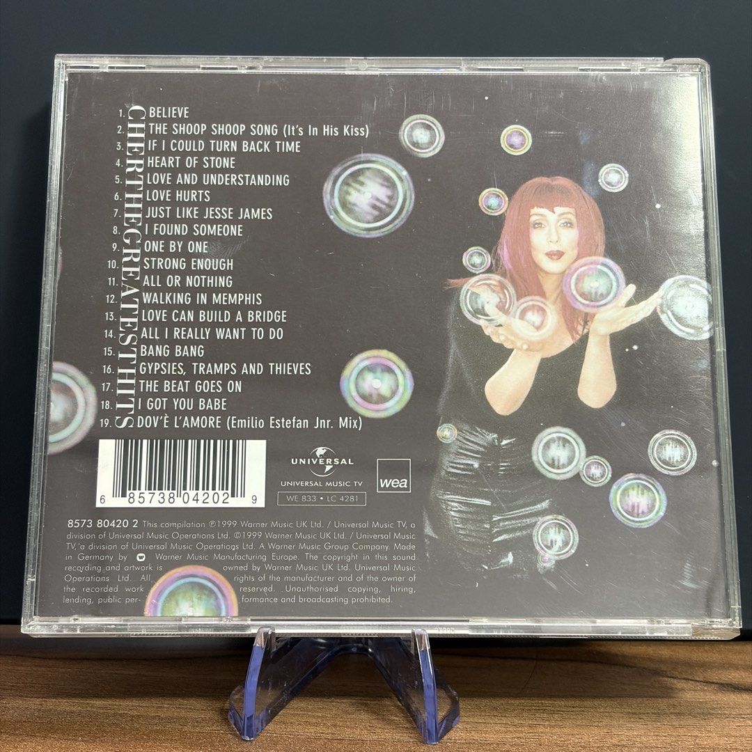 CD - Cher (Category: CDs & DVDs) located in Singapore. Submitted by joyfarm (Listing ID 1453578965, Image 2). Description: .