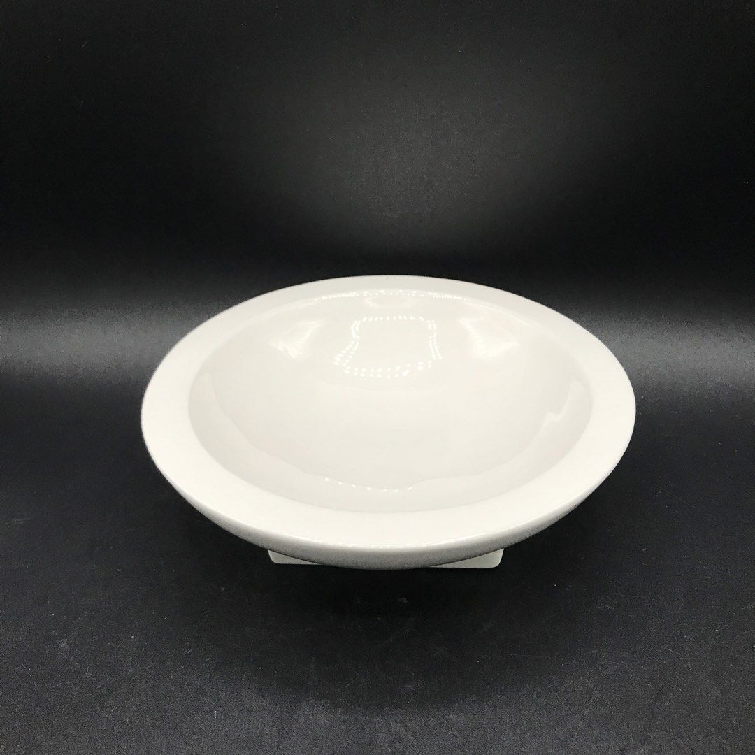 Ceramic Soap Dish (Category: Other Kitchenware & Tableware) located in Baao. Submitted by all.things.japan (Listing ID 1453545439, Image 2). Description: Brand New with Box 6.0 (d) x 1.75 inches - Simple white ceramic bowl - Features a raised base for display - Versatile: use for serving food or as a decorative accent - Clean and classic design that complements any decor - [Insert measurement here if known].
