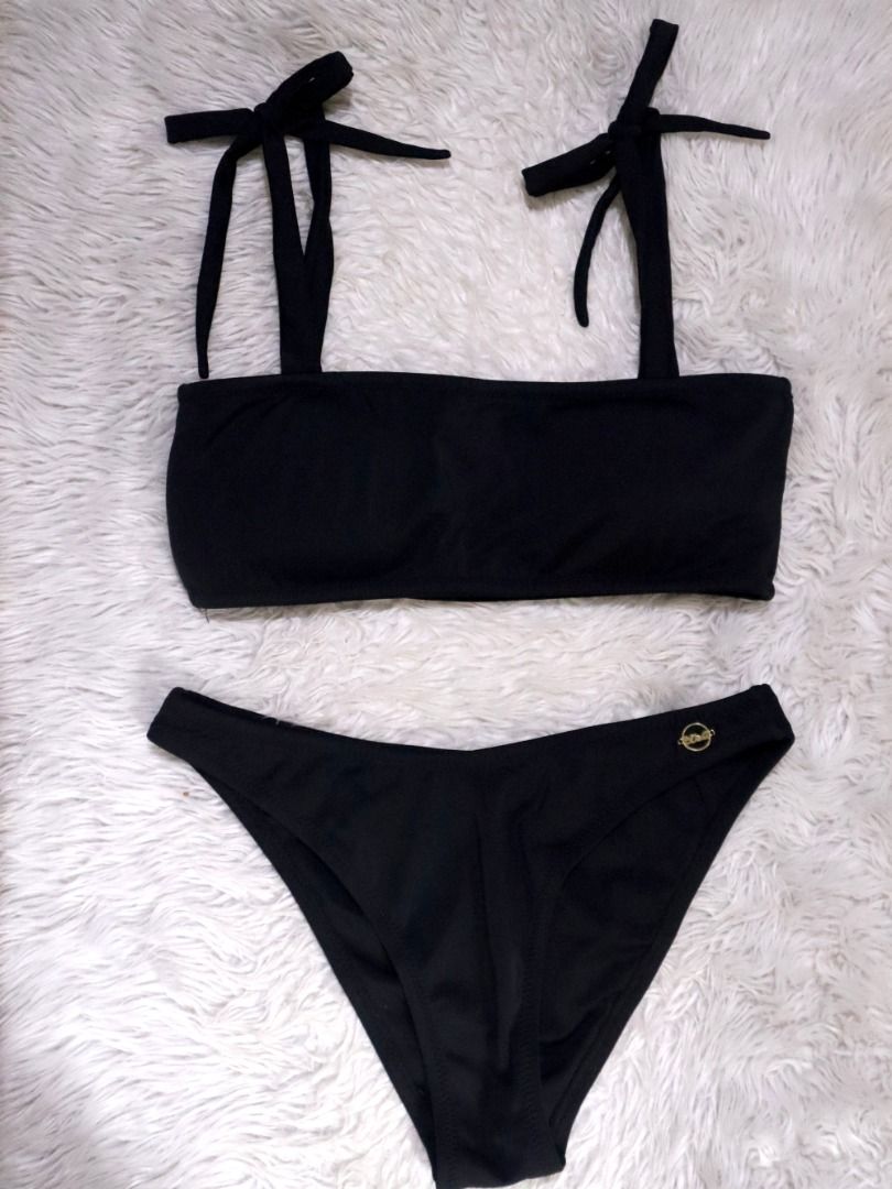 CESA PH Black Bikini Set (Category: Bikinis & Swimsuits) located in Marikina City. Submitted by whatever.chula (Listing ID 1453501110, Image 1). Description: With high-quality fabric and good coverage. Only used once for vacation! And of course, washed and sanitized before shipping 😉 🤍 S on Tag, Fits XS - S 🚫 No Issue 🎀 RFS: Decluttering.