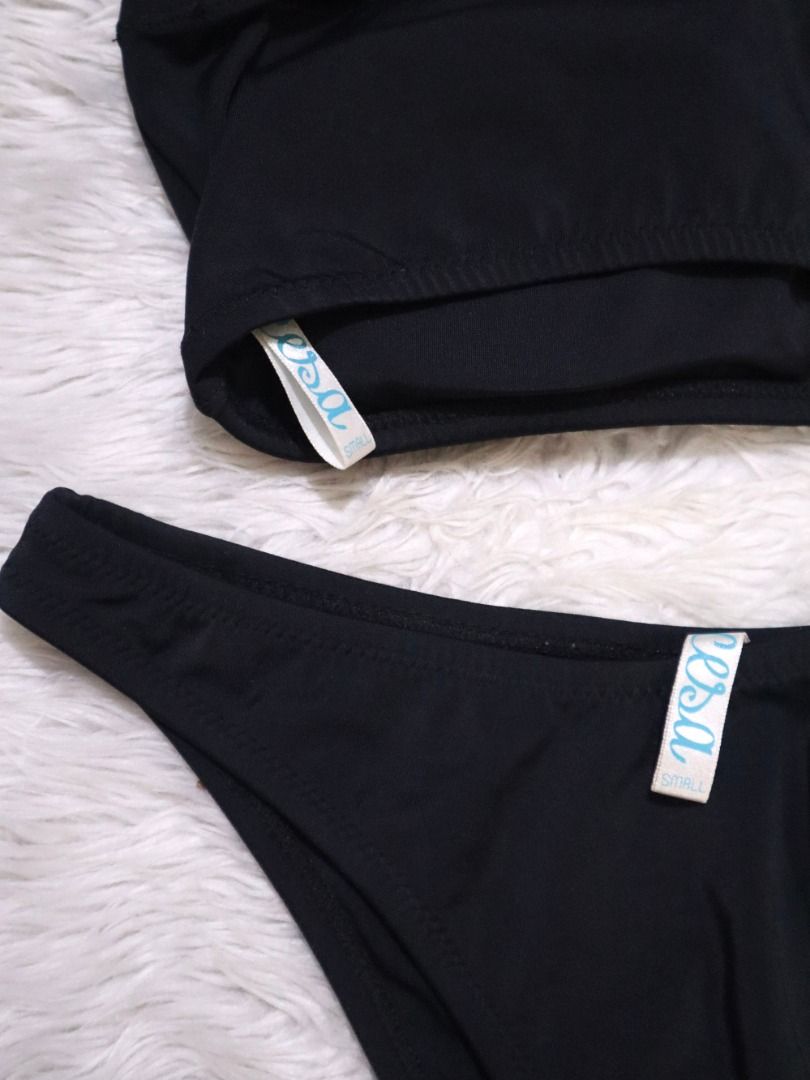 CESA PH Black Bikini Set (Category: Bikinis & Swimsuits) located in Marikina City. Submitted by whatever.chula (Listing ID 1453501110, Image 2). Description: With high-quality fabric and good coverage. Only used once for vacation! And of course, washed and sanitized before shipping 😉 🤍 S on Tag, Fits XS - S 🚫 No Issue 🎀 RFS: Decluttering.