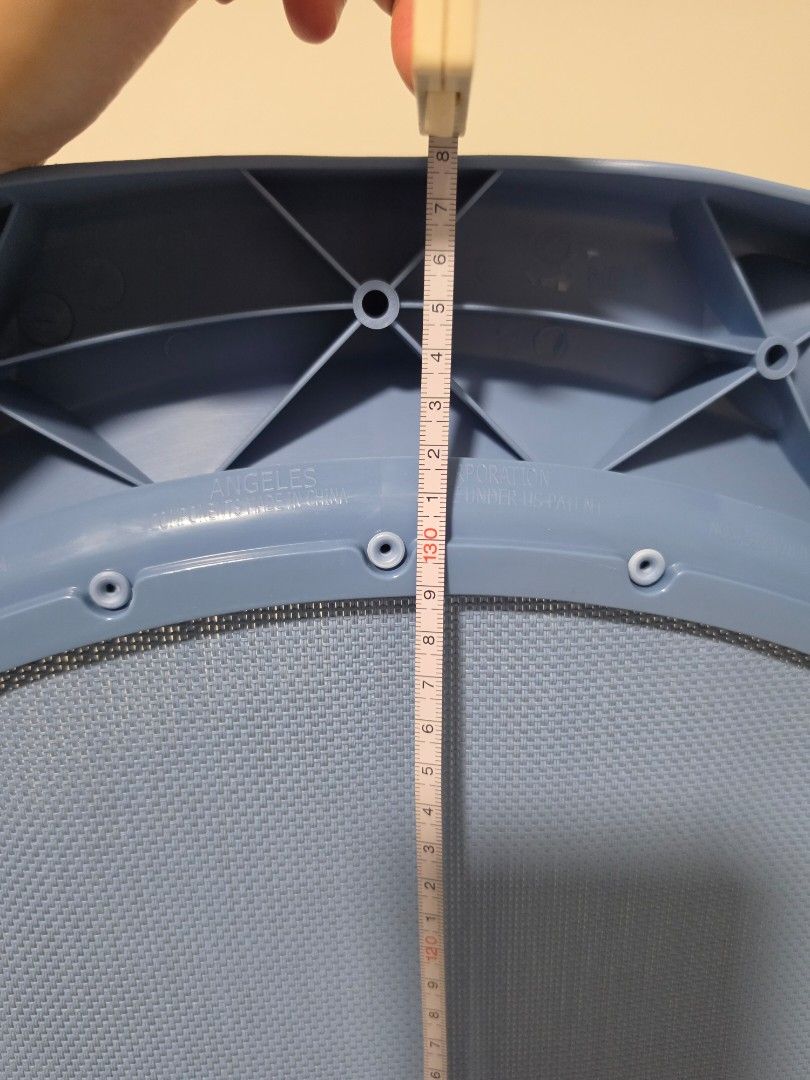 Children stackable sleeping cot (Category: Childrens' Beds) located in Singapore. Submitted by pingpongpiang_xp (Listing ID 1453467590, Image 3). Description: - Children's sleeping cot in a pleasant blue color. - Features a breathable mesh sleeping surface for comfort. - Sturdy and durable construction. - Ideal for naps, daycare. only tried once but child prefer mattress instead. self collect at tampines.