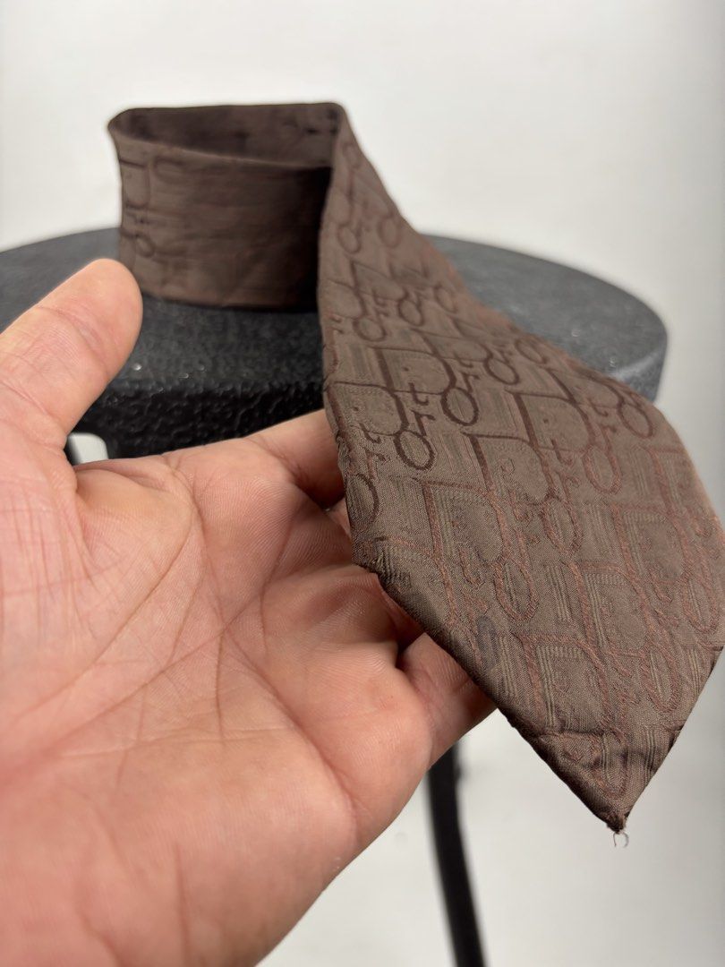Christian Dior - John Galliano - Monogram Tie (Category: Other Accessories) located in Makati City. Submitted by ragrepository (Listing ID 1453439767, Image 3). Description: Christian Dior Tie With signs of wear, not visible when worn .