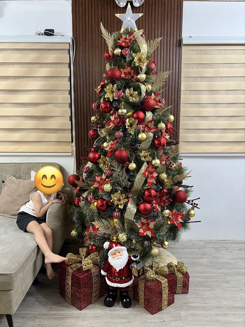 Christmas Tree (Category: Other Home Decor) located in Caloocan City. Submitted by mrynn_declutter (Listing ID 1453475820, Image 2). Description: FOR SALE: 7FT Complete Christmas Tree Set 🎄 Looking for a beautiful Christmas tree without spending brand new prices? This one’s for you! ✨ ✅ 7ft tall – perfect as a statement piece for your home ✅ Used for only 2 Christmas seasons ✅ Well-maintained and still looks great ✅ ₱5,000 only ✅ Includes almost