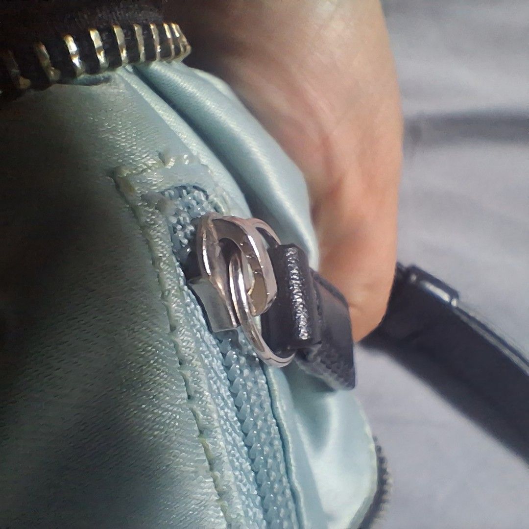 Coach Kristin Hobo Bag (Category: Luxury Bags & Wallets) located in Valenzuela. Submitted by sell.buy.acc (Listing ID 1453517864, Image 3). Description: - Authentic Black Coach Hobo Bag - Signature Coach Pattern - Genuine Leather Trim - Silver Hardware Accents - Bright Light Blue Interior - Secure Zipper Closure - Interior Serial Number Tag - Ideal for Everyday Carry.