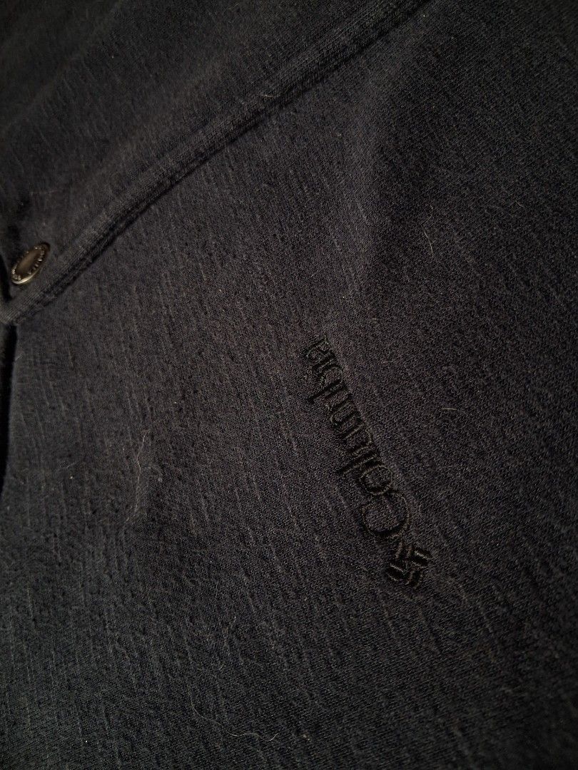 Columbia Titanium Snap Button Jacket (Category: Coats, Jackets and Outerwear) located in Cavite. Submitted by eks1999 (Listing ID 1453493801, Image 2). Description: - Dark grey Columbia Titanium Jacket - Size: Large (L) - Features snap button closure - Ribbed cuffs and hem for a snug fit - Convenient front pockets - Perfect for casual everyday wear.
