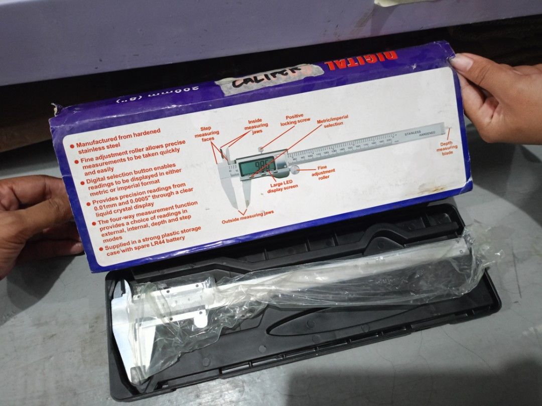 Digital Caluper 200mm (Category: Construction Tools & Equipment) located in Manila. Submitted by leo_jolmax_sales (Listing ID 1453433518, Image 2). Description: Digital Caliper.