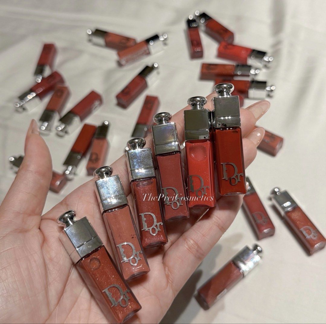 Dior Mini Lip Maximizer (Category: Makeup) located in Makati City. Submitted by preicosmetics (Listing ID 1453514236, Image 3). Description: 009 Intense Rosewood 012 Rosewood 019 Shimmer Peach 024 Intense Brick 028 Dior 8 Intense 029 Intense Grape 030 Shimmer Rose 037 Intense Rose 038 Rose Nude.