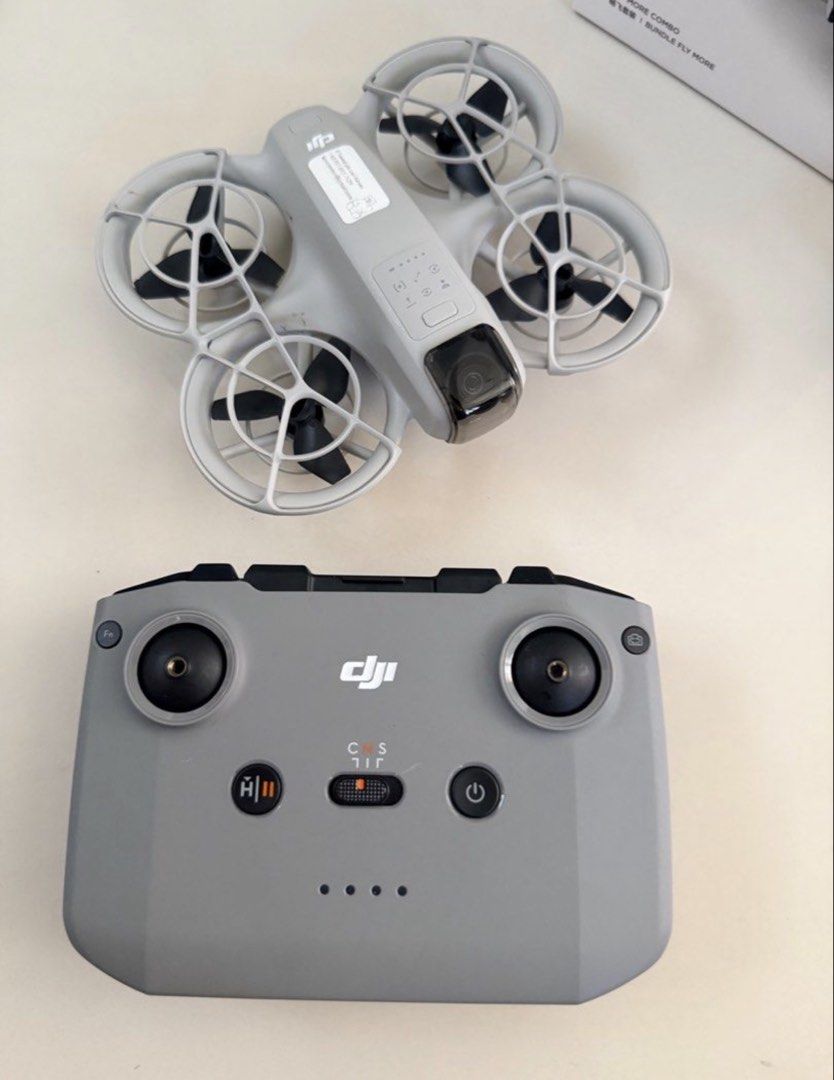 DJI Mini Neo Drone with Remote Controller (Category: Drones) located in Muntinlupa City. Submitted by kevc7 (Listing ID 1453572368, Image 2). Description: - DJI Mini Neo Drone - Includes Remote Controller - Everything in original box - Ideal for aerial photography and videography - Easy to fly, perfect for beginners - Highly portable design RFS: Decluttering .