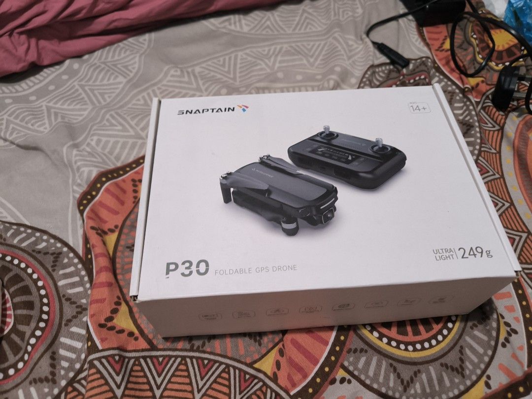 DRONE SNAPTAIN P30 (Category: Drones) located in Valenzuela. Submitted by cbml.marketing (Listing ID 1453476708, Image 2). Description: snaptain p30 drone unused received as a gift.