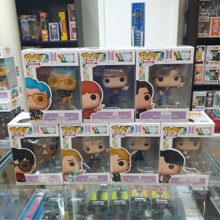 Funko Pop Rocks - BTS Dynamite Set (Category: Designer & Blind Box Toys) located in Quezon City. Submitted by nhingking (Listing ID 1453519333, Image 2). Description: BRAND NEW‼️ Funko Pop Rocks - BTS Dynamite ✔ Box Condition: 10/10 (MINT) ✔ NOOB (Not-out-of-Box) Never Opened ✔ Comes with FREE BOSS Protector Payment via: ✔ GCash ✔ BPI ✔ PayPal.