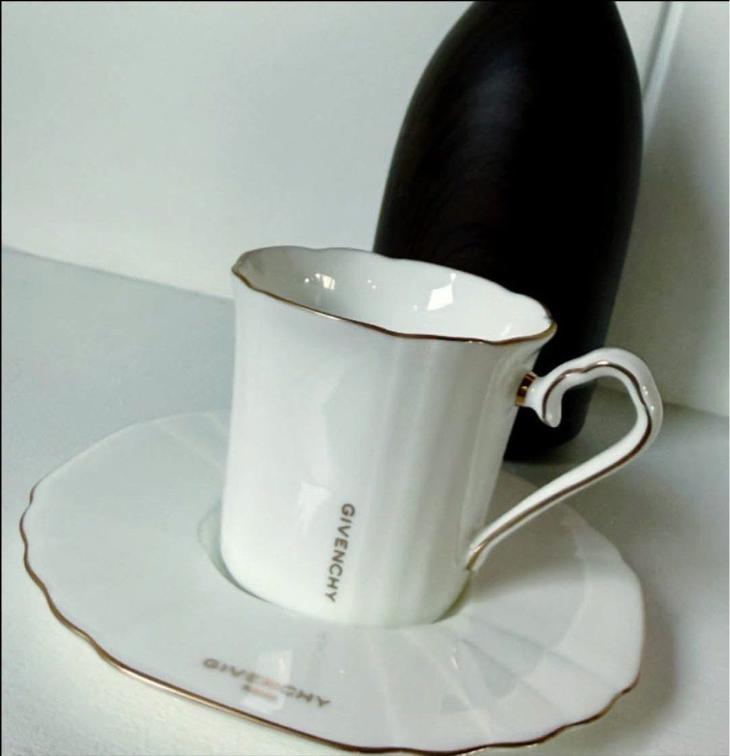 Givenchy Cup & Saucer Set (Category: Coffee & Tea Tableware) located in Quezon City. Submitted by liezl.marie (Listing ID 1453441432, Image 2). Description: G!venchy Paris cup and saucer set. - Unused 4500 Open for layaway. Disclaimer: We are not affiliated, associated, authorized, endorsed by or in any way officially connected with any other company or luxury brand. All copyrights are reserved to the original brand..