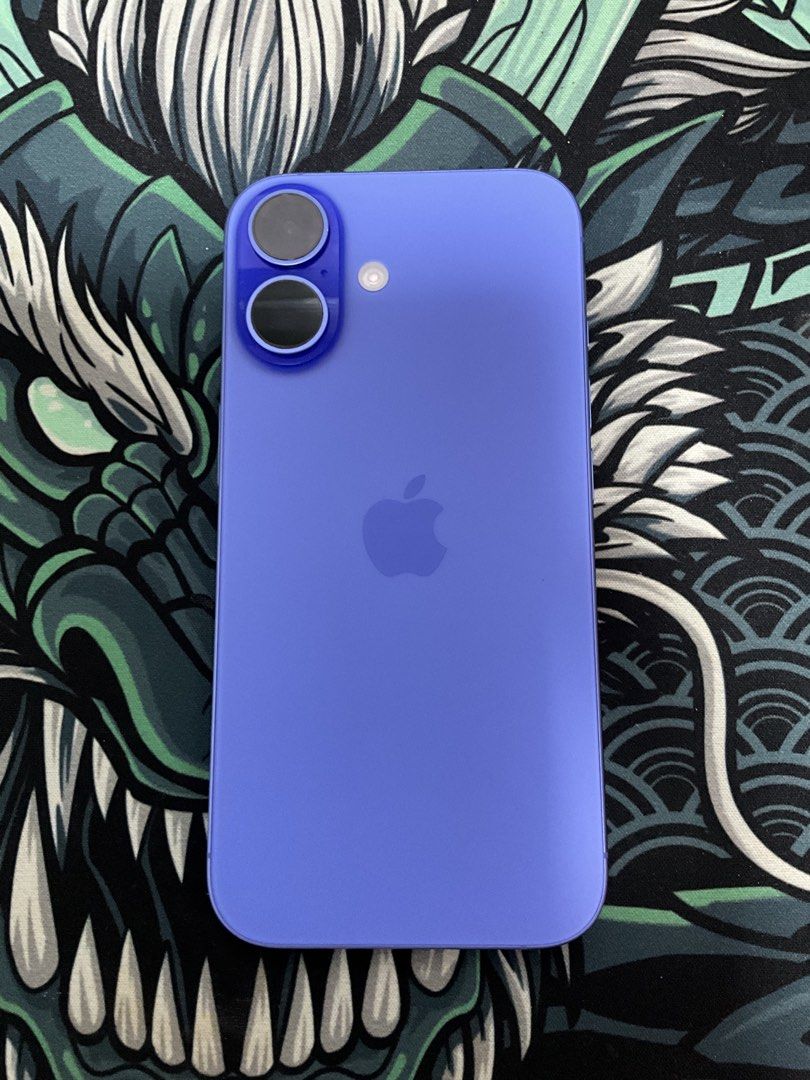 iPhone 16 128GB FU Ultramarine (Category: iPhone 16 Series) located in Agdangan. Submitted by ysenrussel19528 (Listing ID 1453460735, Image 1). Description: iPhone 16 128GB Ultramarine FS or swap sa 15 Pro Max Grey or White 88% BH. 448 cc. No issue. Complete with same serial box and cases. Meetup within Lipa City or Batangas City..