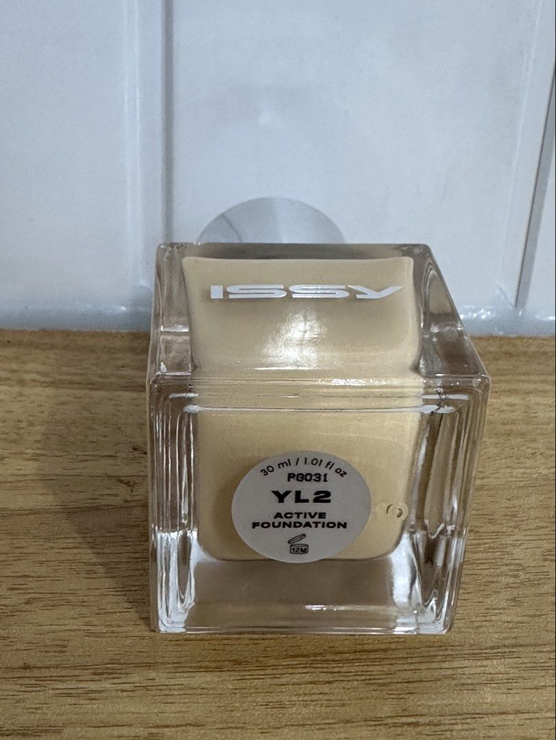 Issy Active Foundation in YL2 (Category: Makeup) located in Manila. Submitted by ellejin (Listing ID 1453560220, Image 2). Description: - Issy Active Foundation - Shade: YL2 - Size: 30ml - Ideal for everyday wear -Almost brand new, only pumped once for swatching -Negotiable -Can ship with box of another shade -Bought for 699.