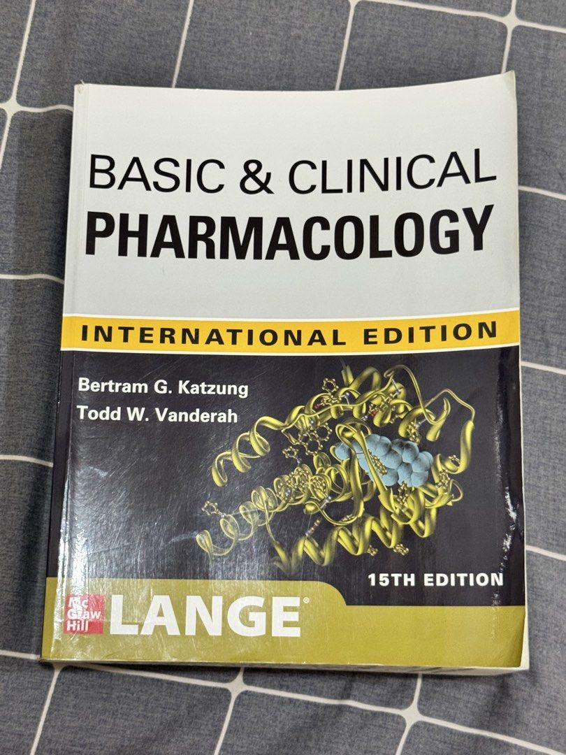 Katzung Pharmacology Book 15th Edition (Category: Textbooks) located in Valenzuela. Submitted by jjojacola (Listing ID 1453505830, Image 1). Description: katzung basic & clinical pharmacology 15th edition • used TWICE only • with highlights but drugs for coagulation topic only • check pictures for flaws • with surname below (check pictures) • NO ripped pages, NO crumpled pages • still good as new, only sa cover page has flaws bought it for ₱2700 