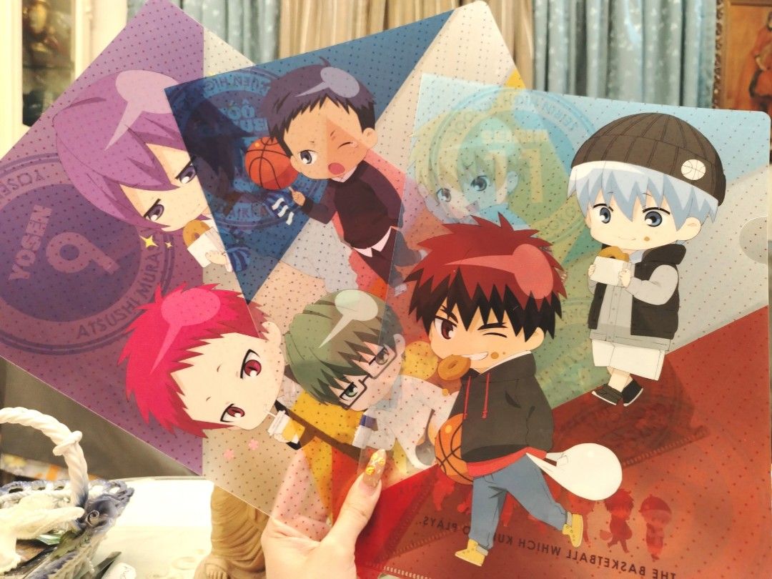Kuroko no Basket 3 Pcs. Clear File Folder Set (Category: Stationery & School Supplies) located in San Fernando. Submitted by jpmarketplace2023 (Listing ID 1453587476, Image 1). Description: 💚 All items are authentic from Japan. 💛 MOP: GCash (❌️ GCash Protect) 🩵 MOD: LBC only (❌️ S. Checkout, COD, COP) 💙 Meet-up: Vista Mall, San Fernando, Pampanga 💜 All items are on-hand. 🧡 First to pay gets the item first. ❤️ Breakable items are packed with