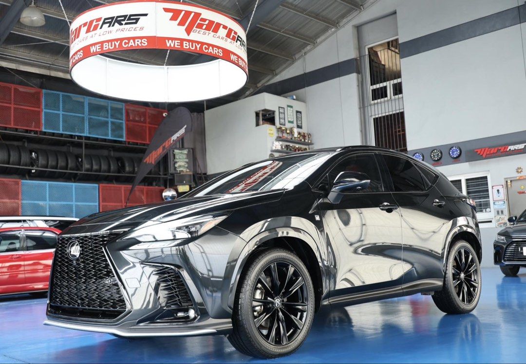 Lexus NX350 FSPORT Auto (Category: Used Cars) located in Quezon City. Submitted by marcars_trading (Listing ID 1453504418, Image 3). Description: 2024 LEXUS NX350 FSPORT ₱3.380M (neg) trade in ok GOOD as BRANDNEW IMMACULATE, VERY FRESH and PRESERVED CONDITION - 6Tkms ONLY - 1st owner / lady owned - 2.4L TurboCharged 4cylinder GAS Engine - 275HP (0 to 100kph in 6.6 seconds) - 8speed automatic transmission w/ paddle shifters - AWD all wheel drive -