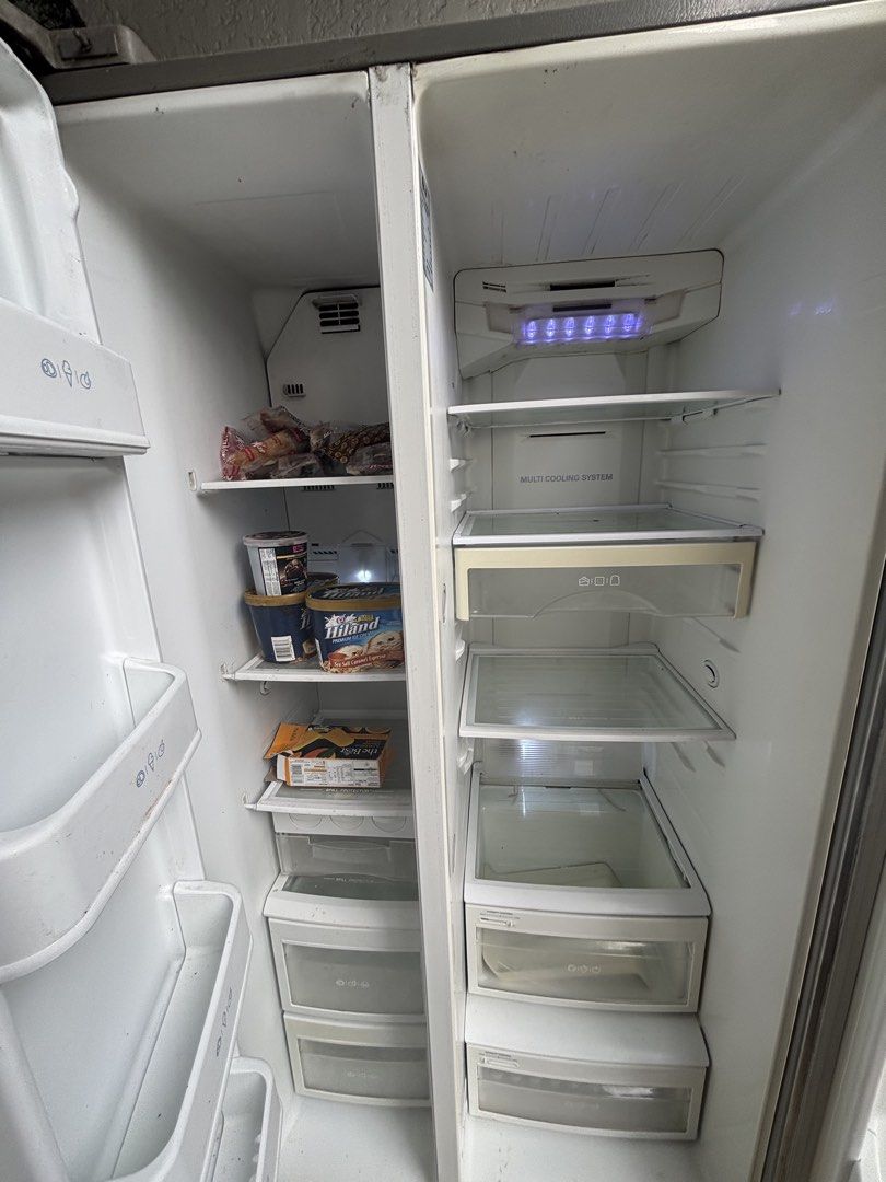 LG Household Refrigerator-Freezer GR-B207BSJV (Category: Refrigerators and Freezers) located in Las Pinas. Submitted by rasberryfinds (Listing ID 1453502621, Image 2). Description: - LG Refrigerator-Freezer - Model: GR-B207BSJV - Capacity: 581 Liters - Finish: Stainless Steel - Cooling System: Multi-cooling - Dimensions: 894mm (W) x 725mm (D) x 1753mm (H) - Condition: Works well - 10 years old.