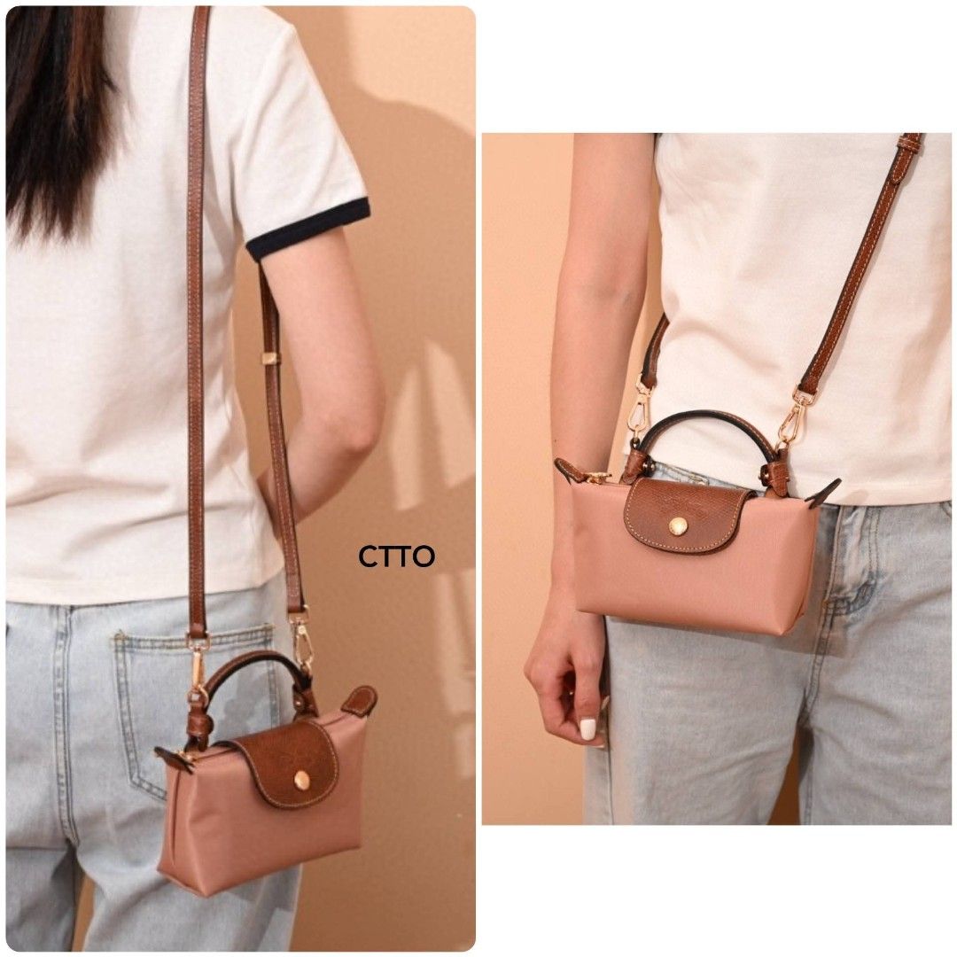 LONGCHAMP Le Pliage Pouch with Crossbody Strap (Category: Luxury Bags & Wallets) located in Las Pinas. Submitted by shopchln (Listing ID 1453576419, Image 3). Description: 📢PLEASE READ BEFORE MAKING AN OFFER -Making an offer/buying this item means you agree to all these terms and conditions. FOR AUTHENTICITY PLEASE READ ➡️ 'FAQs and FACTS regarding our items', https://carousell.app.link/MD5Ku2xFRWb ​✅️Actual Photos & Visual Accuracy -​We take pr