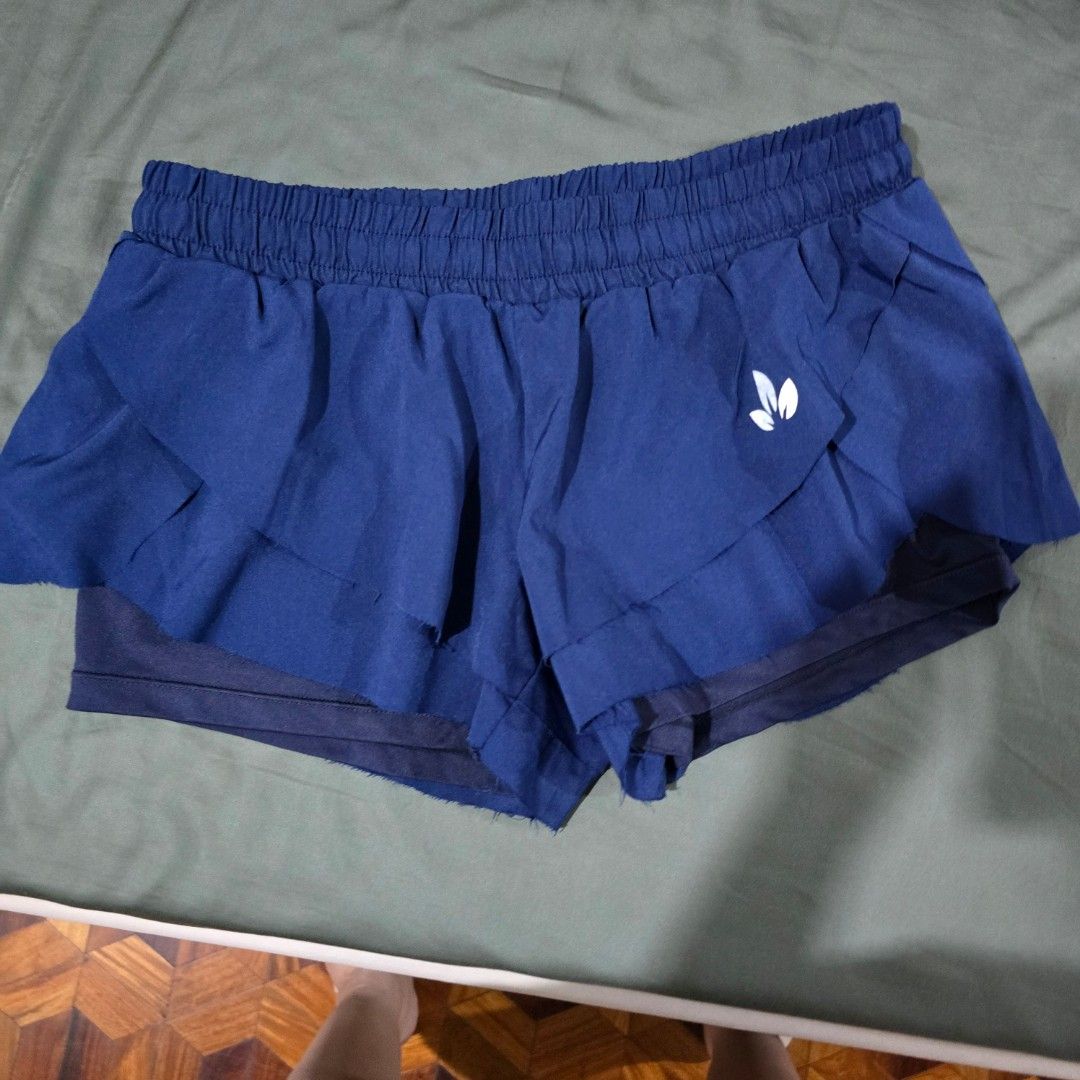 Lotus Activewear Blue Running Shorts (Category: Activewear) located in Manila. Submitted by cat.dee (Listing ID 1453491549, Image 1). Description: - Lotus Activewear blue running shorts - Comfortable elastic waistband - Built-in inner lining for added support - Lightweight and breathable fabric - Ideal for workouts, running, or casual wear.