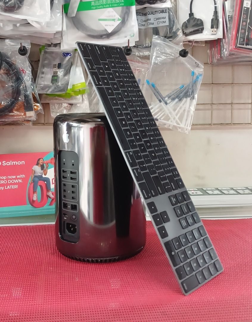 Mac Pro CPU 32gbram/500gbSSD/Dual GPU/6core Xeon E5 Mac or Windows (Category: Desktops) located in Mandaluyong City. Submitted by mir-online (Listing ID 1453532817, Image 2). Description: SALE!! Mac Pro Workstation/Set (Mac or Windows) for specs/description/prices ....Windows 11 or Mac OS 1. Mac Pro Intel Xeon 3.0ghz 6core/16gbram/256gbSSD Dual vCard AMD FirePro D500 3GB/Wifi/HDMI/Thunderbolt P 13,950 2. Mac Pro Intel Xeon 3.0ghz 6core/24gbram/25