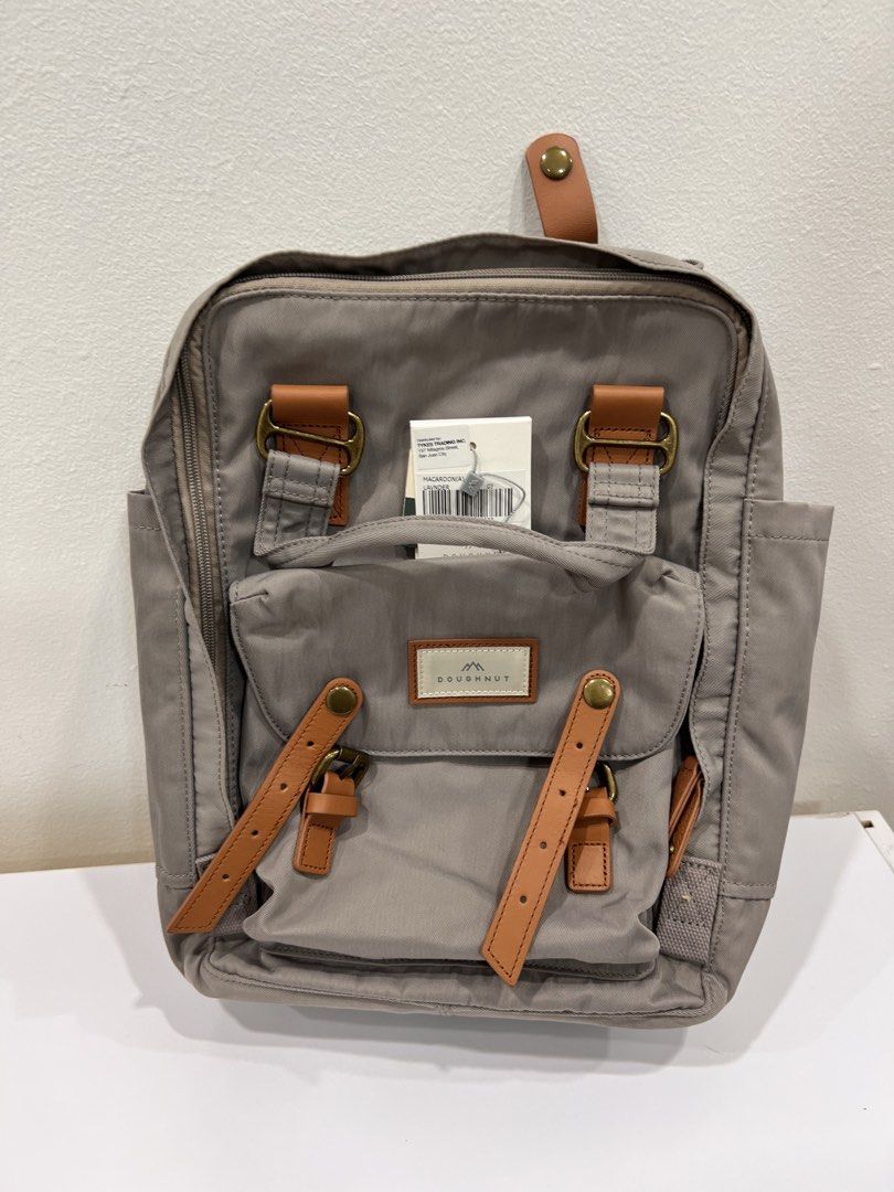 Macaroon backpack lavender (Category: Laptop Bags & Sleeves) located in Manila. Submitted by threadtressure (Listing ID 1453581707, Image 1). Description: Dougnut Macaroon Large Backpack Lavender. Fits up to 15” laptop. Perfect for school and work with multiple pockets. Comes with original packaging (tags and plastic) Condition: 10/10 No issues.