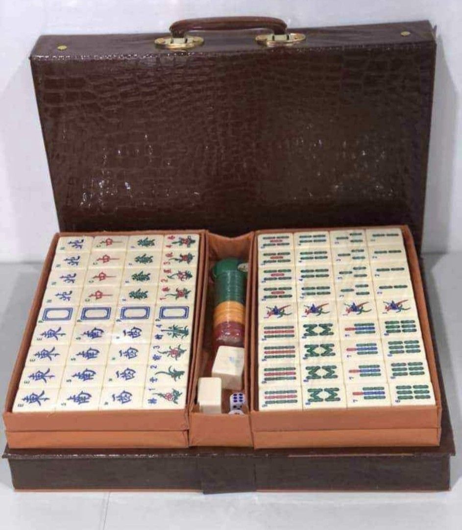 Mahjong set (Category: Board Games & Puzzles) located in Quezon City. Submitted by bellemarketing (Listing ID 1453514835, Image 1). Description: Mahjong set for sale standard size For pick up @ Q.C.