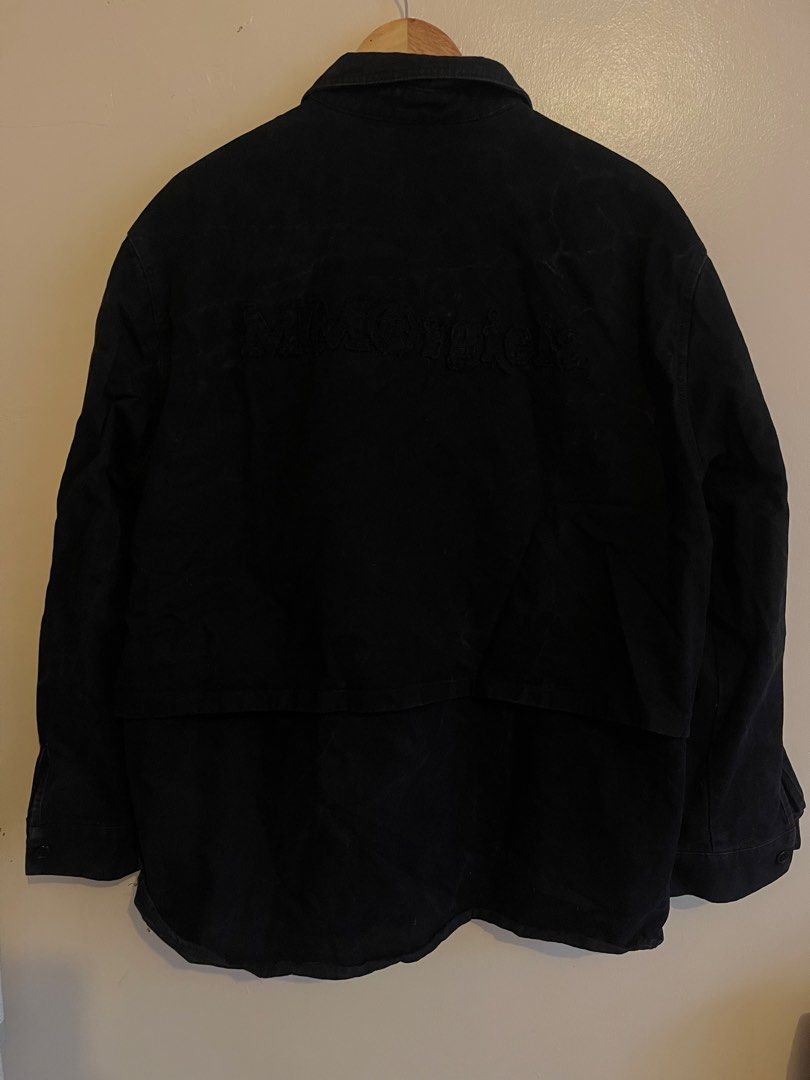 Maison Margiela Black Oversized Buttondown Longsleeve (Category: Tshirts & Polo Shirts ) located in Gingoog City. Submitted by matcha.archive (Listing ID 1453531569, Image 3). Description: Size: Best fit 2XL Width: 25 Length: 30 Color rate: 9/10 Condition: Excellent Issue: need deep wash (white stains) *Plus shipping fee* *Color may vary due to lighting* *Authenticity not guarantee*.