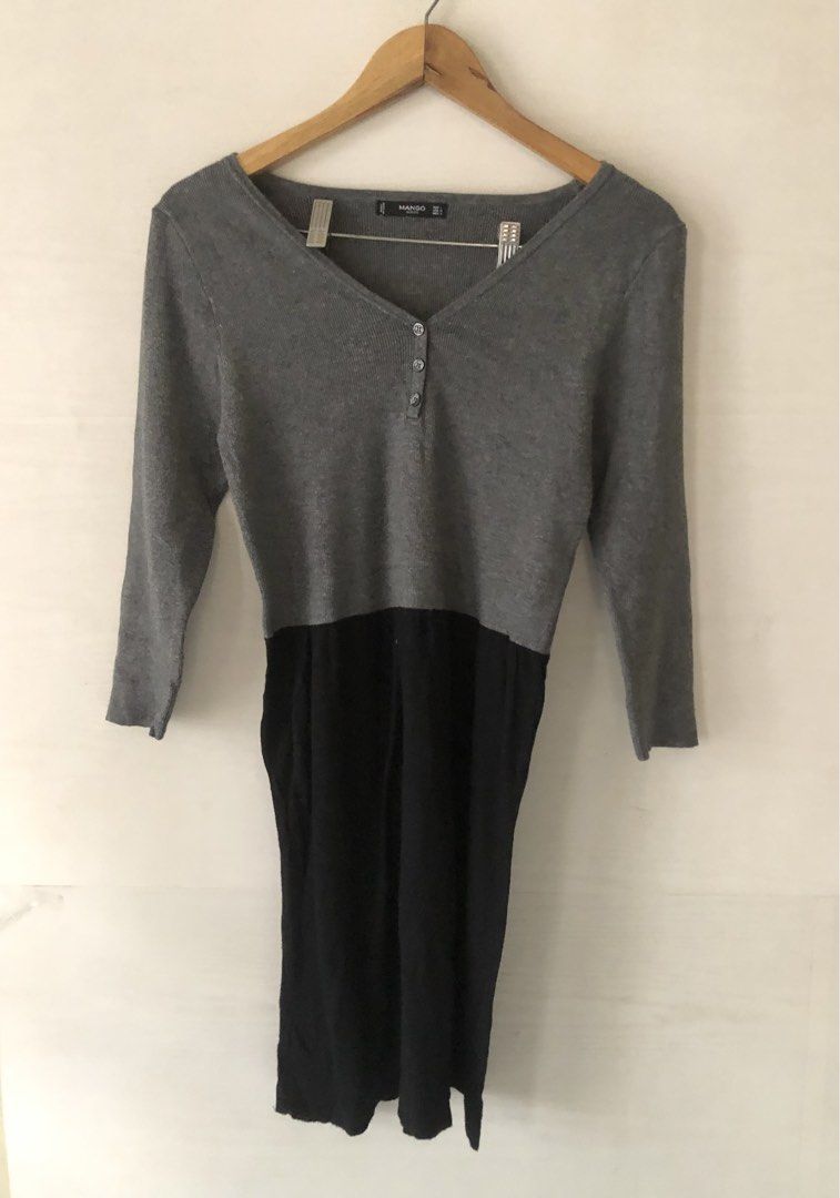 Mango Knitted Dress (Category: Dresses) located in Pasig City. Submitted by zentushia49 (Listing ID 1453543875, Image 1). Description: Best fits small build Item is in excellent condition without any flaw Size on tag M Made in China Shoulders 14” length from waistline 17” waistline 30”.