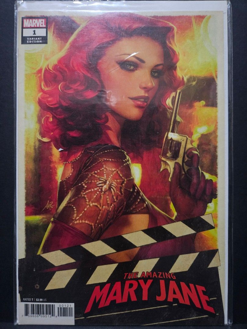 Marvel Comic The Amazing Mary Jane #1. Artgerm Variant (Category: Comics & Manga) located in Mandaluyong City. Submitted by outta.knowhere (Listing ID 1453439128, Image 1). Description: 🚀The Amazing Mary Jane #1🚀 Artgerm Variant (Supermanila guest) VF- to VF+ P240 Please check and follow our socials/pages for more! FB: /OuttaKnowhereCC IG: @outta.knowhere Carousell: https://www.carousell.ph/u/outta.knowhere/.