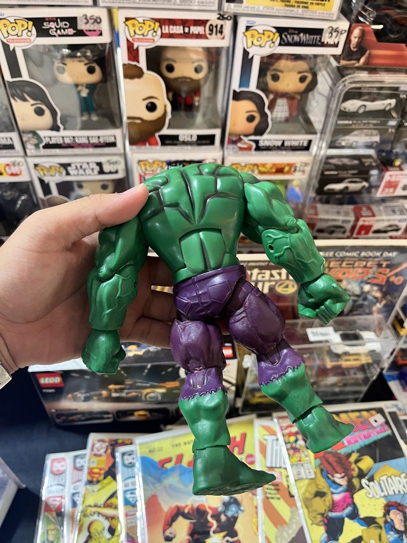 Marvel Legends The Incredible Hulk Action Figure (Category: Figurines & Statues) located in Cabanatuan. Submitted by isaiahave (Listing ID 1453596692, Image 3). Description: Loose Joints.