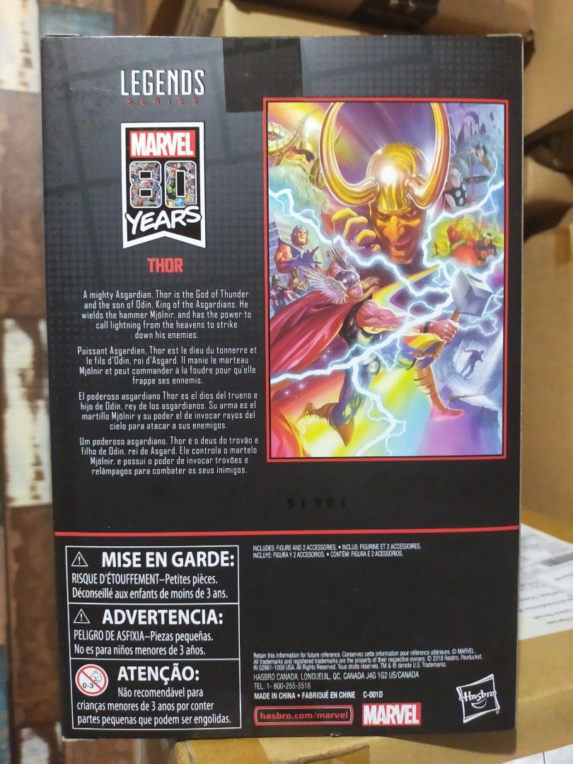 Marvel Legends Thor Marvel 80 Years (Category: Figurines & Statues) located in Quezon. Submitted by sug0it0ys (Listing ID 1453568123, Image 2). Description: *Kindly read before messaging offers. Click on the ad to see full details. No Trades ❌ Pass on Low offers ❌ No Long Reservations ❌ ================= Hasbro Marvel Legends Thor Marvel 80 Years *2019 release *SEALED ================== *Free shipping via LBC Payment Methods: 1. E-Wallets - door 