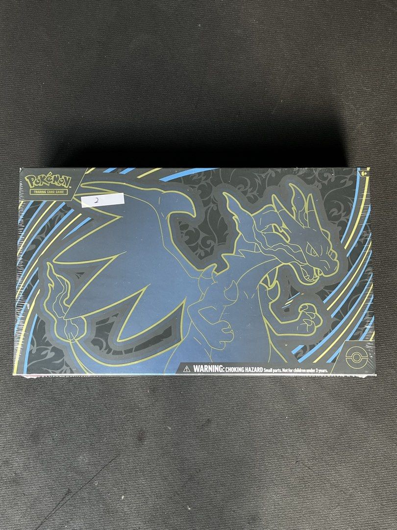 Mega Charizard UPC (Category: Card Boxes & Cases) located in Singapore. Submitted by notamanduh (Listing ID 1452807939, Image 3). Description: Mega Charizard UPC x 4 available Some got corner dents/ corner shrink tear.