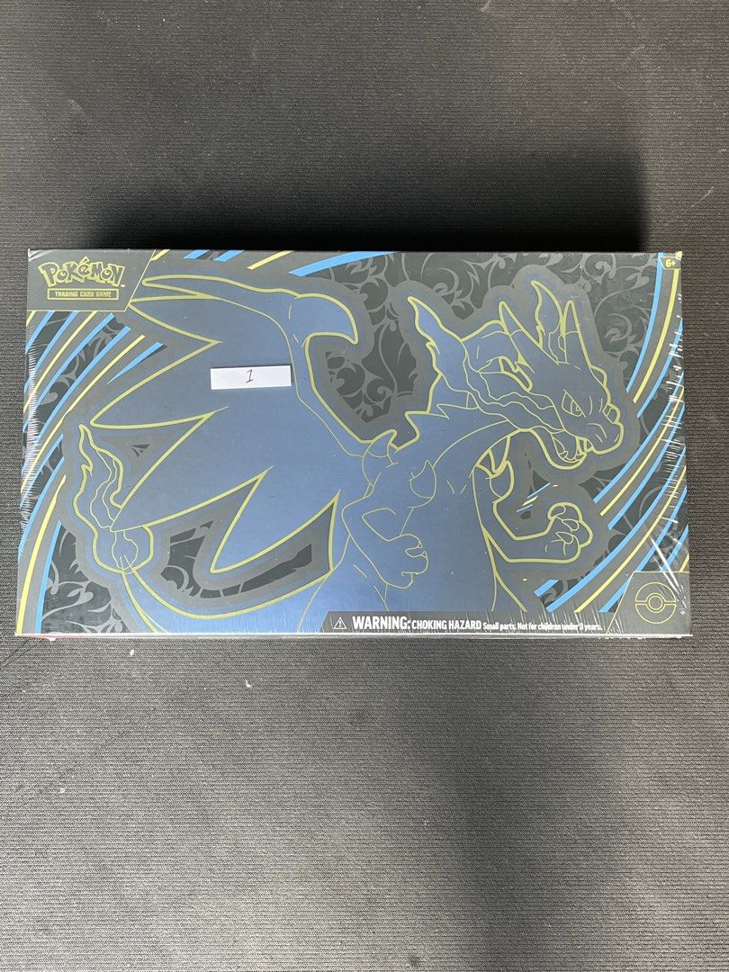 Mega Charizard UPC (Category: Card Boxes & Cases) located in Singapore. Submitted by notamanduh (Listing ID 1452807939, Image 2). Description: Mega Charizard UPC x 4 available Some got corner dents/ corner shrink tear.