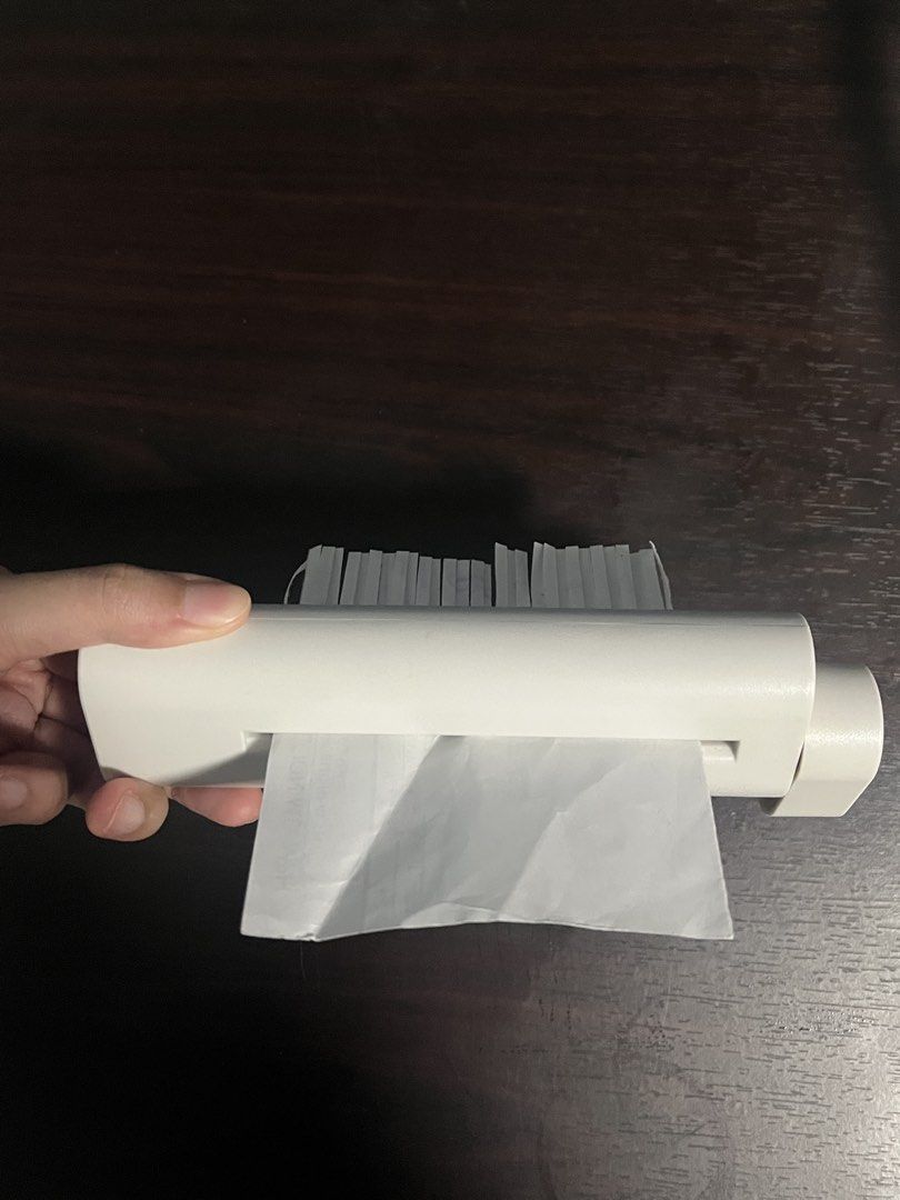 MUJI Portable Manual Paper Shredder (Category: Craft Supplies & Tools) located in Manila. Submitted by carmiscloset (Listing ID 1453565027, Image 3). Description: - Handheld paper shredder for easy document disposal. - Shreds up to 2 sheets of copier paper at once. - No batteries or electricity required – just turn the knob! - Compact design for convenient storage. - Perfect for personal and home use..