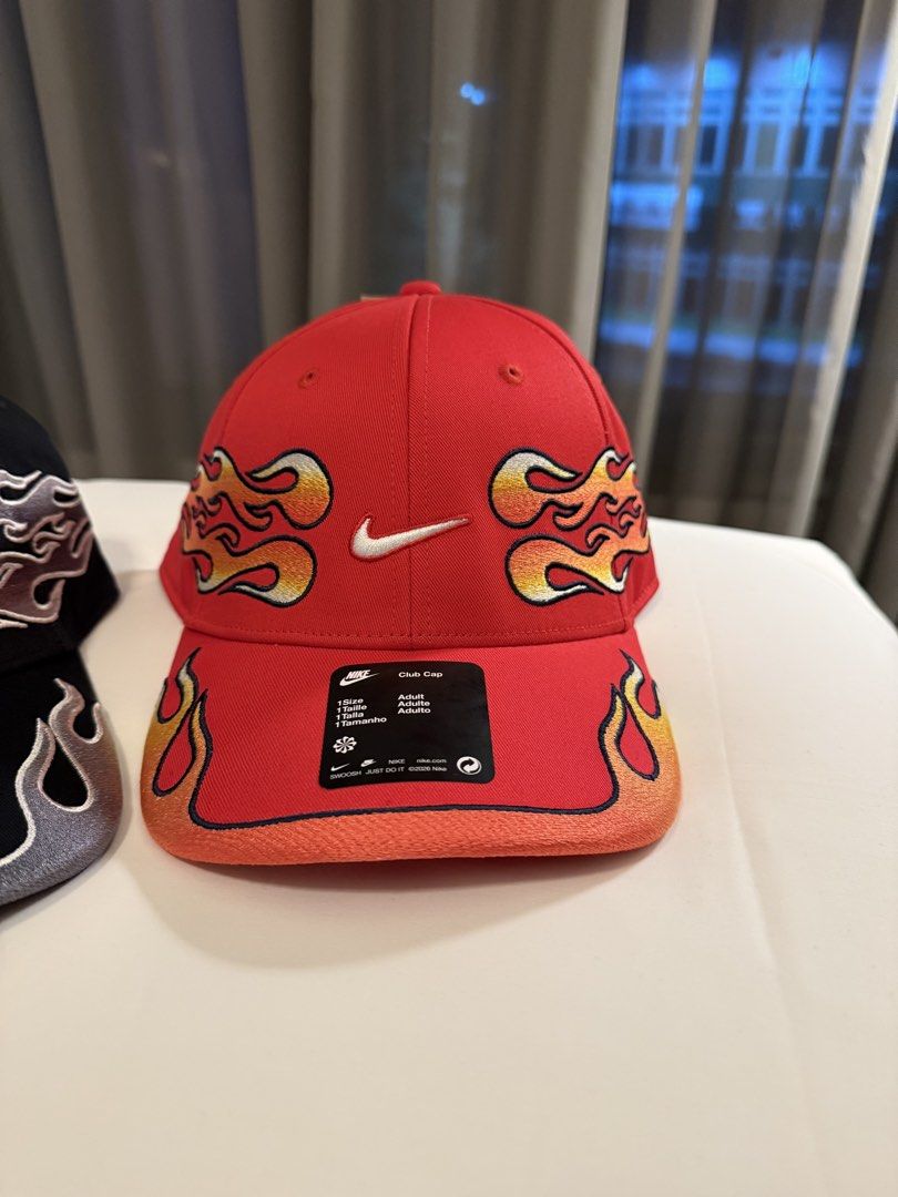 Nike Club Flame Cap - One Size (Category: Caps & Hats) located in Lapu Lapu. Submitted by snkrhype60198 (Listing ID 1453470764, Image 3). Description: Bradn new Bought from Taiwan Cebu Location Page: SNKR HYPE.