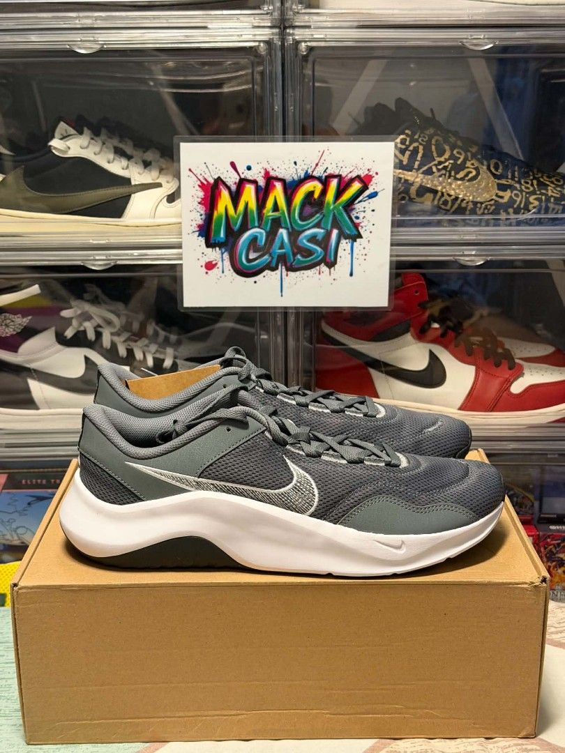 Nike Essential 3 Daily/Running Shoe (Category: Sneakers) located in Marikina City. Submitted by Mackers (Listing ID 1453442828, Image 1). Description: SALE! ₱999 ONLY (BELOW SRP) Nike Legend Essential 3 NN ‘Smoke Grey’ Size: 12 US MENS Brandnew / Original (From: 2,995) (DM1120 002) Ready to pickup & shipping metromanila and province areas. Location: Marikina City.