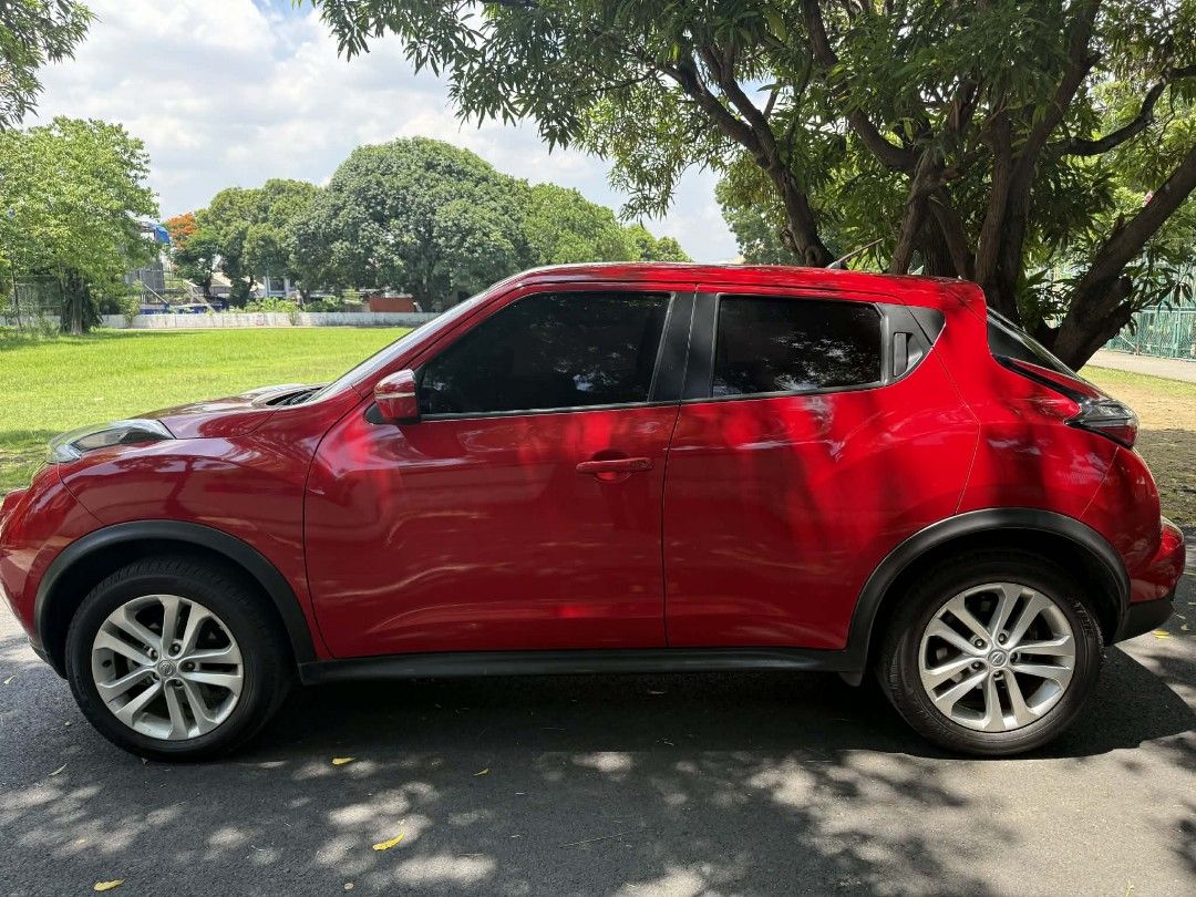 Nissan Juke 1.6 CVT Auto (Category: Used Cars) located in Pasig City. Submitted by ladylynman20569 (Listing ID 1453455504, Image 2). Description: Nissan Juke 1.6 CVT Gas Automatic Transmission Year: 2017 24k mileage only 1st owner Lady driven Very well maintained Leather seat cover New set of tires New battery very fresh in/out neg. for sure buyer RFS:upgrading. thank you.