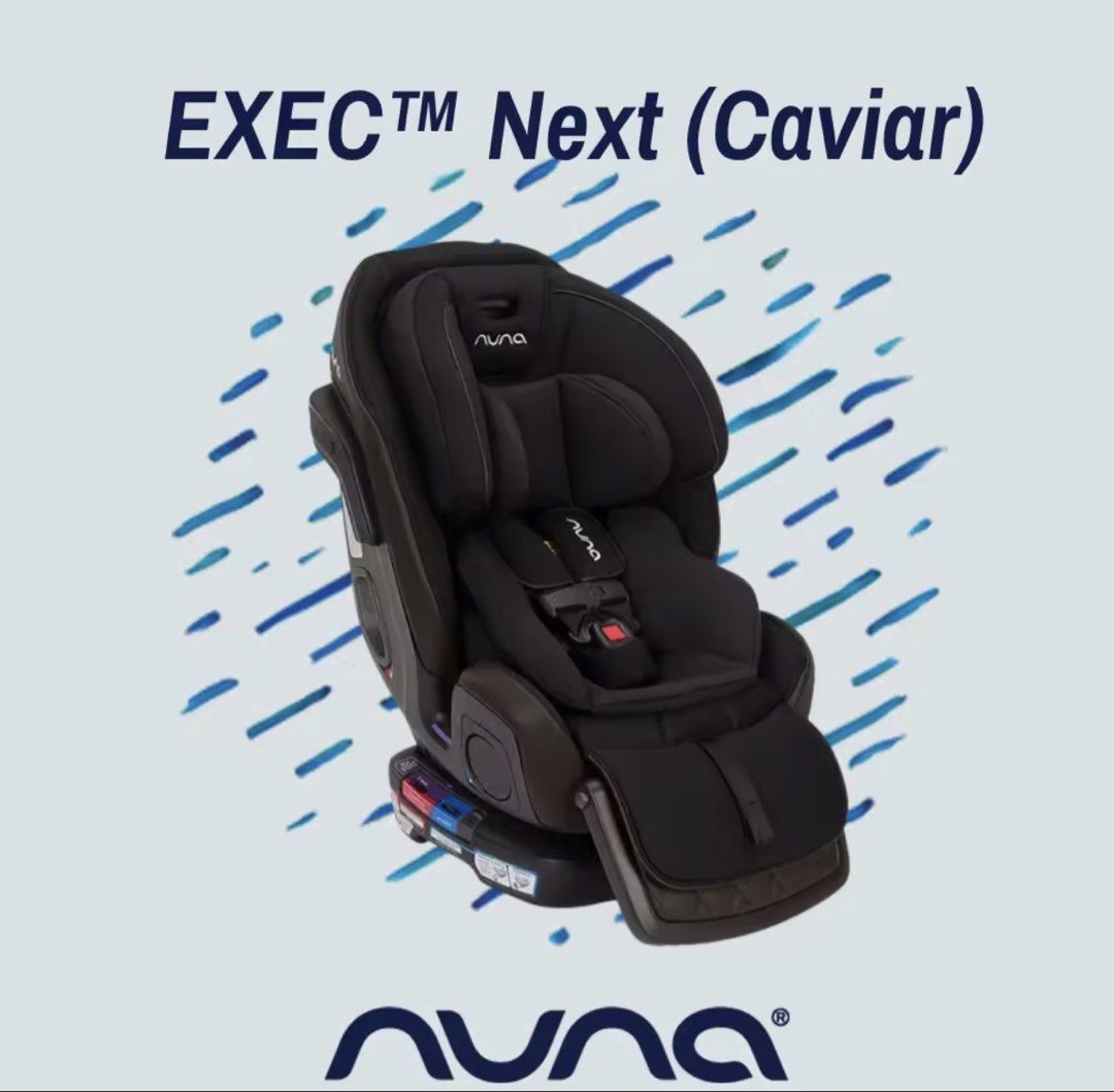 Nuna EXEC™ Next (Caviar) Convertible Car Seat (Category: Car Seats) located in Manila. Submitted by ririkah (Listing ID 1453444303, Image 1). Description: - Nuna EXEC™ Next Convertible Car Seat in Caviar - Premium design for ultimate safety and comfort - Grows with your child: multiple modes for extended use - Hassle-free installation and easy adjustments - Ideal for everyday travel and longer journeys.