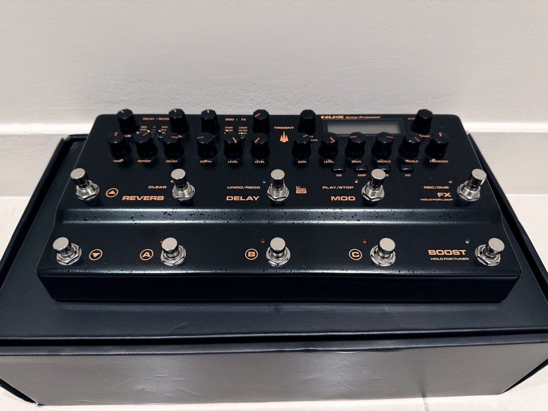 NUX Trident multi effect processor (Category: Musical Instruments) located in Kuala Lumpur. Submitted by mr__jai (Listing ID 1430364062, Image 3). Description: Let go because not use to this. Almost new and kept nicely..