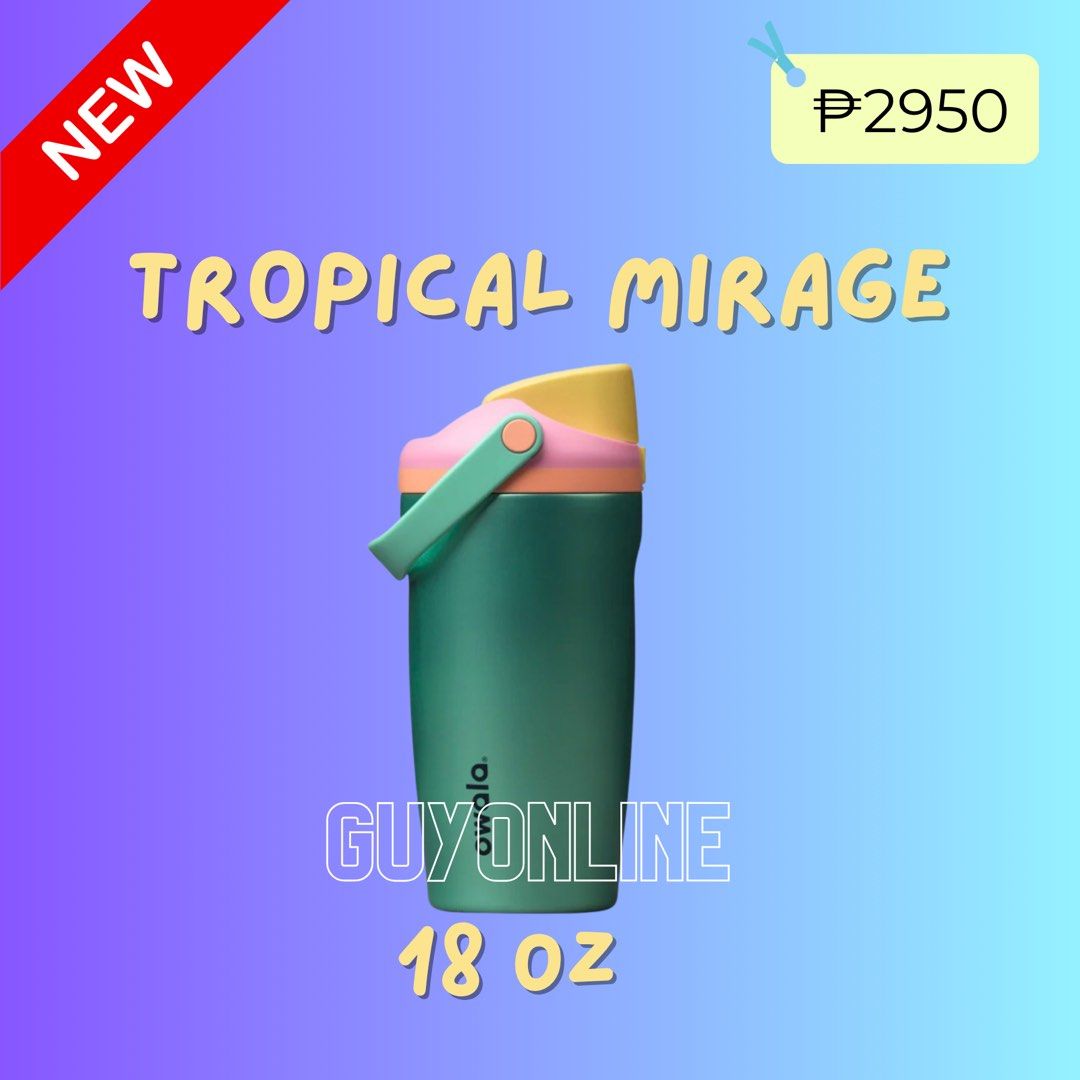 Onhand Owala 18oz Freesip Sway (Category: Water Bottles & Tumblers) located in Paranaque City. Submitted by guyonlineshop (Listing ID 1453437384, Image 2). Description: Bnew and Authentic.