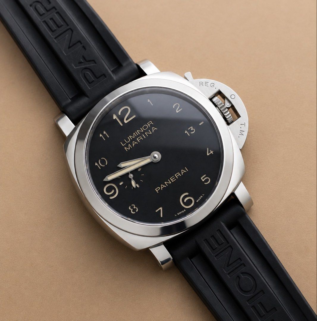 Panerai Luminor Marina 359 (Category: Men's Watches) located in Manila. Submitted by watchguyph (Listing ID 1453543705, Image 1). Description: 240k only PAM359 2012 44mm Secondary strap included Complete set Pm for inquiries .