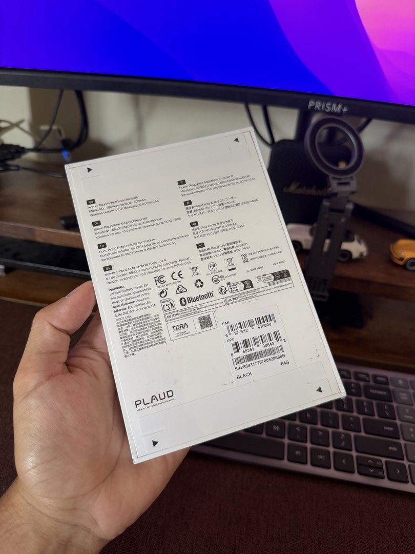 Plaud Note (Category: Voice Recorders) located in Kuala Lumpur. Submitted by naimrosli12 (Listing ID 1453461486, Image 2). Description: - Plaud Note AI Voice Recorder - Turns conversations into intelligence - Sleek and modern design - Meetup available at KL East Mall - Shipping options available.