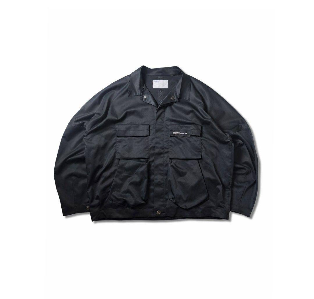 Poliquant Japan Technical Work Jacket (Category: Coats, Jackets and Outerwear) located in Mandaluyong City. Submitted by amekaji_store (Listing ID 1453620195, Image 1). Description: Poliquant Japan Technical Work Jacket Black Size: 4 fits Boxy XL Very minimal signs of wear. Excellent condition. Measurements: Shoulders: Raglan (22-23" estimate) Pit to pit: 27" Sleeves: Raglan (23-24" estimate) Length: 25.8" The Poliquant Work Jacket, a piece of fu