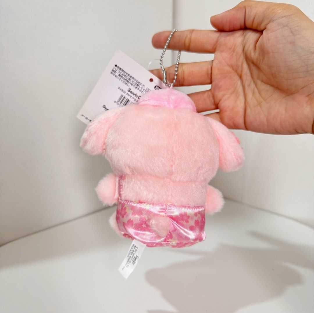 Pompompurin Sanrio Cherry Blossom Sakura Charm Plush (Category: Plushies & Soft Toys) located in Manila. Submitted by ashyyel_ (Listing ID 1453613469, Image 2). Description: brandnew with papertag.